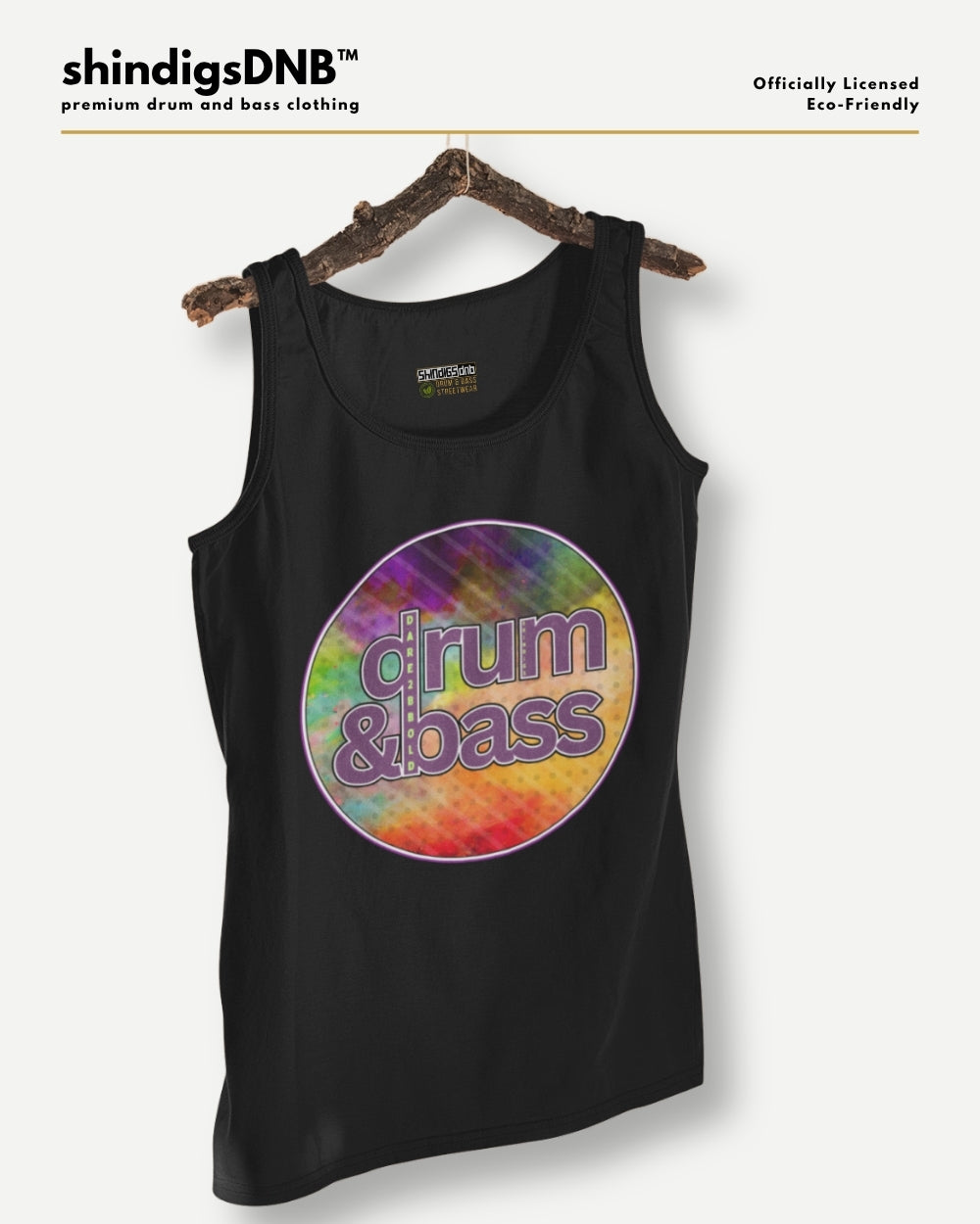 Drum & Bass Vest — Neon Aurora