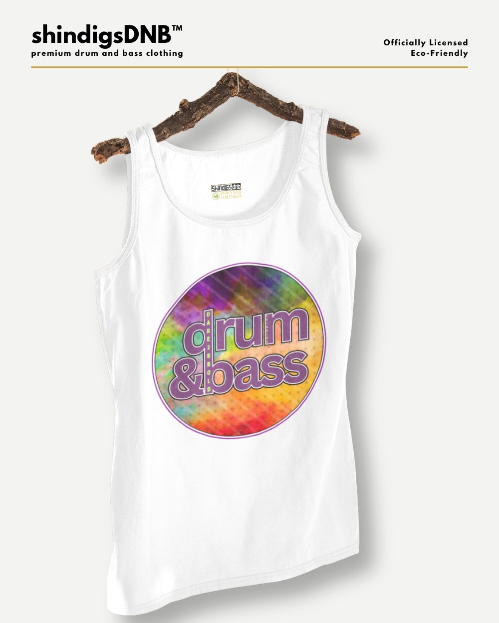 Drum & Bass Vest — Neon Aurora