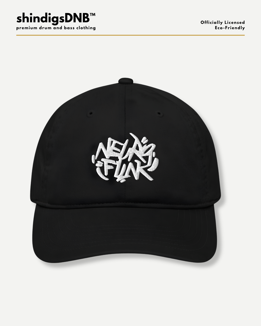 Neurofunk Organic Embroidered Baseball Cap — Screamarts