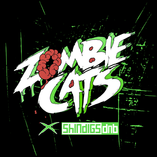 Fade Out Tee V2 - Zombie Cats