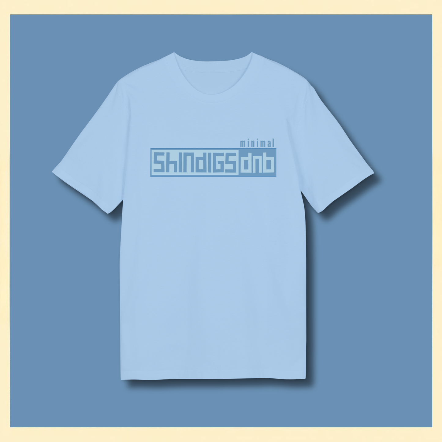 shindigsMINIMAL Tee — Blue Soul