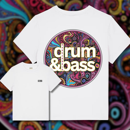 Ladies Drum & Bass Tee — Paisley Power!