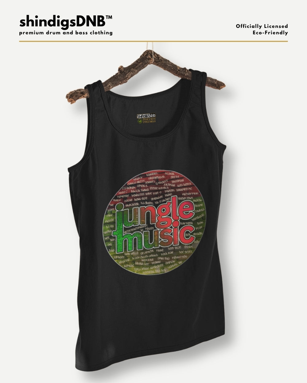 Junglist vest, jungle music