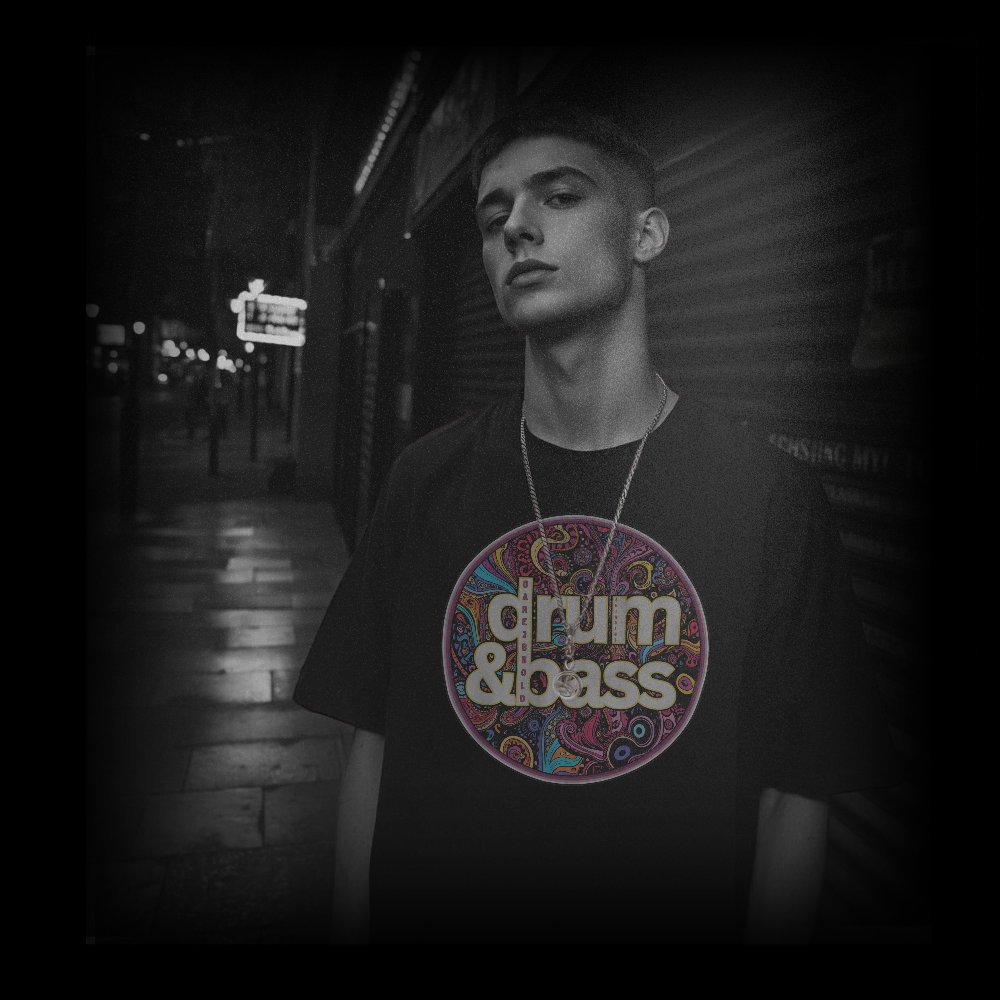 Drum and Bass Tee - Paisley Power