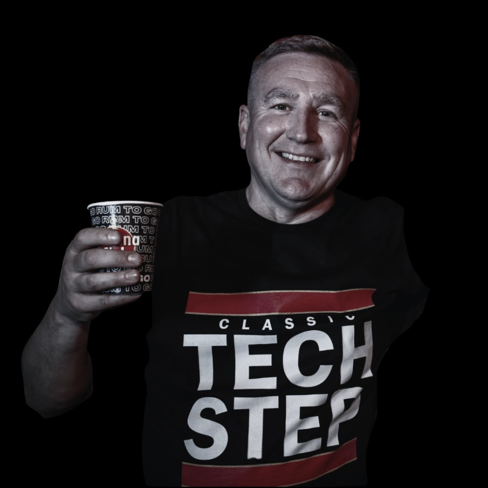 Drum & Bass Tee — Classic Tech Step