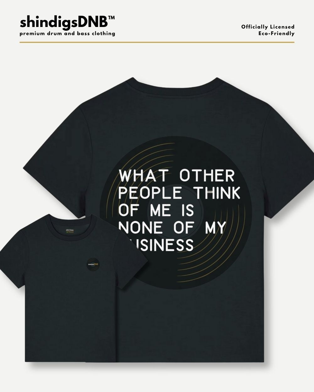 Drum & Bass Tee — Stay Focused