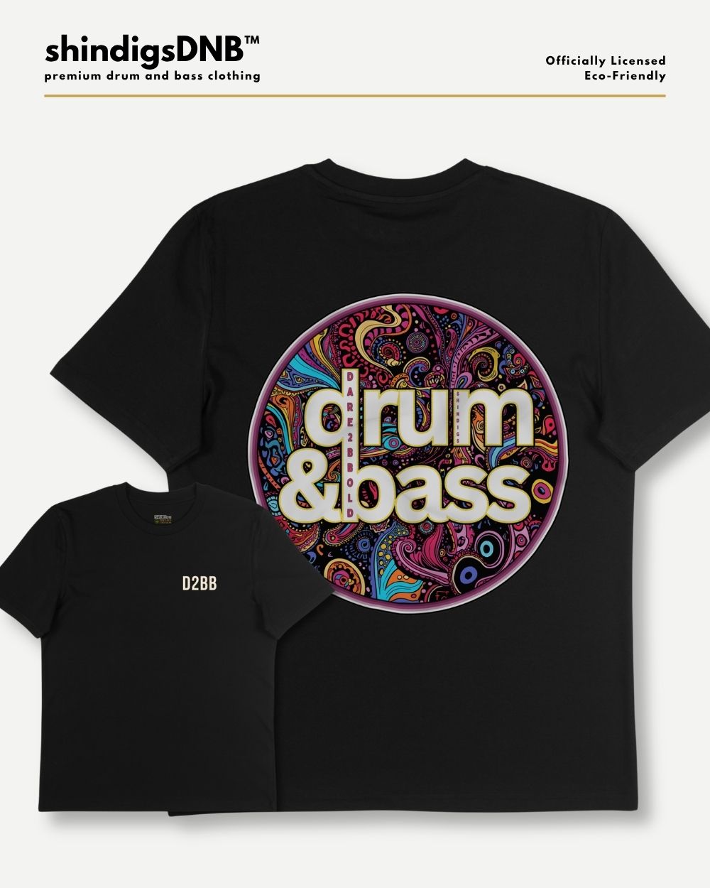 dnb tee black