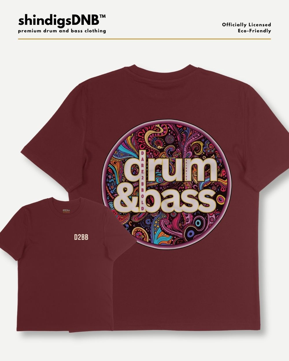 dnb tee red